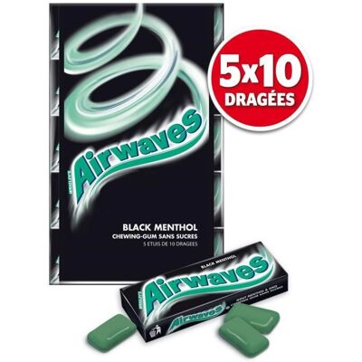 MARS WRIGLEY CONFECTIONERY FRANCE Black Menthol AIRWAVES - Publicité MARS WRIGLEY CONFECTIONERY FRANCE Black Menthol AIRWAVES - Publicité