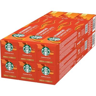 STARBUCKS Nespresso Pumpkin Spice 60 Capsules Café Aromatisé Citrouille Et Épices Pack Découverte Automnal - Publicité STARBUCKS Nespresso Pumpkin Spice 60 Capsules Café Aromatisé Citrouille Et Épices Pack Découverte Automnal - Publicité
