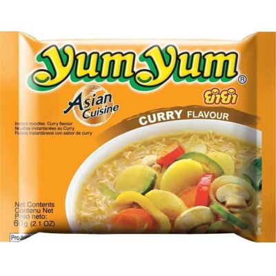 FIMILLA MARKET Nouilles chinoises YumYum au Curry (lot de 30) - Publicité FIMILLA MARKET Nouilles chinoises YumYum au Curry (lot de 30) - Publicité