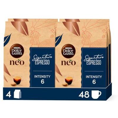 NESCAFE NEO ESPRESSO SIGNATURE X12 4 boites - 48 pods - Publicité NESCAFE NEO ESPRESSO SIGNATURE X12 4 boites - 48 pods - Publicité