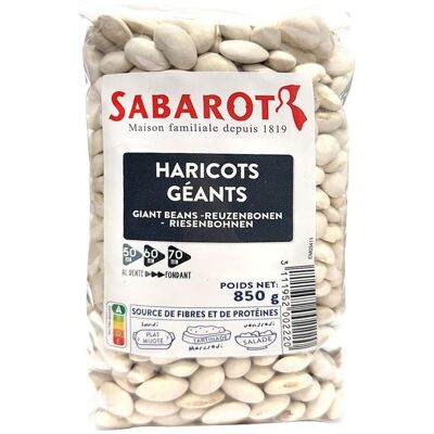 Haricots géants sachet de 850g Sabarot - Publicité Haricots géants sachet de 850g Sabarot - Publicité
