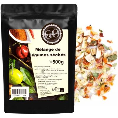 Mélange de légumes séchés 500 g - LA PLANTIGO - Publicité Mélange de légumes séchés 500 g - LA PLANTIGO - Publicité