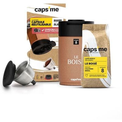 Capsule café Caps Me Coffret Compatible Nescafe Dolce Gusto Slide - Publicité Capsule café Caps Me Coffret Compatible Nescafe Dolce Gusto Slide - Publicité