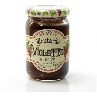 DENOIX MAITRE LIQUOREUX Moutarde Violette de Brive 200g - Publicité DENOIX MAITRE LIQUOREUX Moutarde Violette de Brive 200g - Publicité