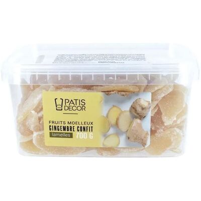 PATISDECOR CAKE DECORATION Gingembre confit en lamelles 700 g - Publicité PATISDECOR CAKE DECORATION Gingembre confit en lamelles 700 g - Publicité