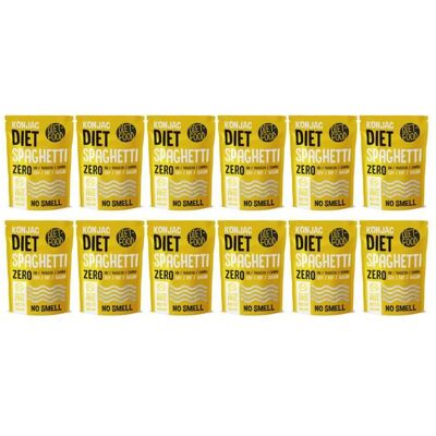 DIET - FOOD DIET-FOOD Spaghetti Shirataki Konjac à Faible Teneur en Glucides Végan sans Gluten Cétogène Nouilles Instantanées 12 x 270 g - Publicité DIET - FOOD DIET-FOOD Spaghetti Shirataki Konjac à Faible Teneur en Glucides Végan sans Gluten Cétogène Nouilles Instantanées 12 x 270 g - Publicité