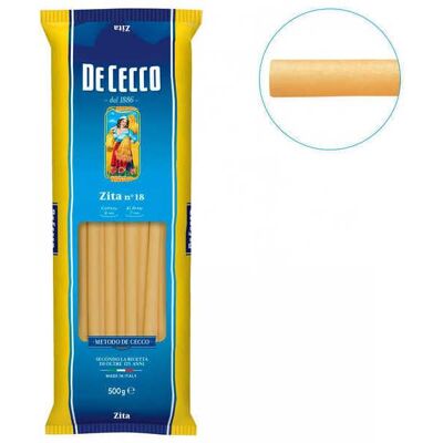 Zita n°18 De Cecco - 6 sachets de 500g - Publicité Zita n°18 De Cecco - 6 sachets de 500g - Publicité