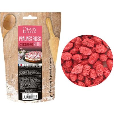 PATISDECOR Pralines roses concassées 200 g - Publicité PATISDECOR Pralines roses concassées 200 g - Publicité