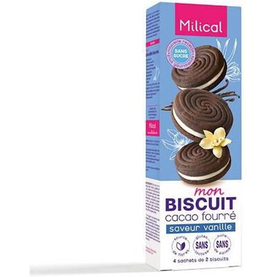 Milical - Mon Biscuit Cacao Fourre Vanille - Biscuits - Publicité Milical - Mon Biscuit Cacao Fourre Vanille - Biscuits - Publicité
