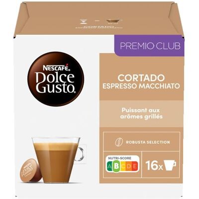 Nescafe Dolce Gusto - Cortado Espresso Macchiato - Capsules - Capsules de Café - Publicité Nescafe Dolce Gusto - Cortado Espresso Macchiato - Capsules - Capsules de Café - Publicité