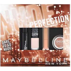 MAYBELLINE NUDE PERFECTION COFFRET 4 PIECES 1 MASCARA SOURCILS 1 VERNIS A ONGLES 1 ROUGE A LEVRES 1 FARD A PAUPIERES COLOR TATOO - Publicité MAYBELLINE NUDE PERFECTION COFFRET 4 PIECES 1 MASCARA SOURCILS 1 VERNIS A ONGLES 1 ROUGE A LEVRES 1 FARD A PAUPIERES COLOR TATOO - Publicité