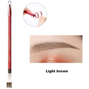 couleur 02 Marron clair Crayon à sourcils Waterproof rehausseur de teinte cosmétique longue durée maquilla - Publicité couleur 02 Marron clair Crayon à sourcils Waterproof rehausseur de teinte cosmétique longue durée maquilla - Publicité
