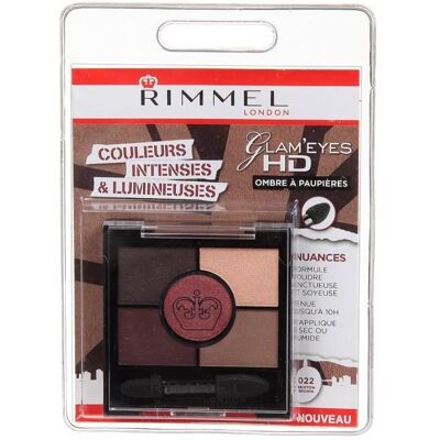 RIMMEL Ombre à paupières London Glameyes 022 Brixton Brown - 38 g Marron - Publicité RIMMEL Ombre à paupières London Glameyes 022 Brixton Brown - 38 g Marron - Publicité