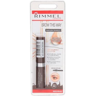 RIMMEL Mascara à sourcils Grow - A l´huile d´argan - Noir - Publicité RIMMEL Mascara à sourcils Grow - A l´huile d´argan - Noir - Publicité