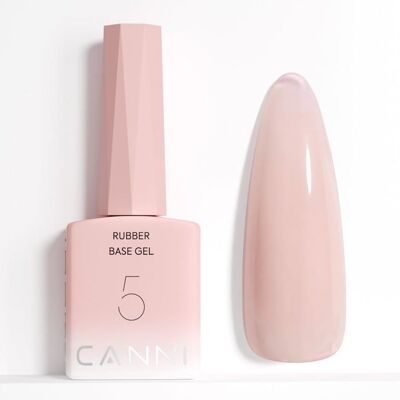 CANNI Rubber Base Gel Semi-Permanent Rose Clair Vernis Gel UV/LED Pour Renforcement Et Manucure Longue Tenue Rose - Publicité CANNI Rubber Base Gel Semi-Permanent Rose Clair Vernis Gel UV/LED Pour Renforcement Et Manucure Longue Tenue Rose - Publicité