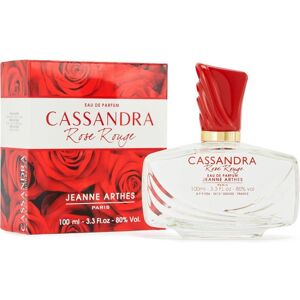 JEANNE ARTHES Parfum Femme Cassandra Rose Rouge - Eau de Parfum 100ml - Fabriqué en France à Grasse - Publicité JEANNE ARTHES Parfum Femme Cassandra Rose Rouge - Eau de Parfum 100ml - Fabriqué en France à Grasse - Publicité