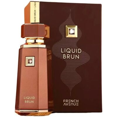 French Avenue Liquid Brun Eau De Parfum - Élégant, Longue Durée, Vanille Boisée - Publicité French Avenue Liquid Brun Eau De Parfum - Élégant, Longue Durée, Vanille Boisée - Publicité