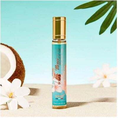 Eau de Parfum Femme - ADOPT - Monoï des Îles - 30 ml - Fruité - Neuf - Publicité Eau de Parfum Femme - ADOPT - Monoï des Îles - 30 ml - Fruité - Neuf - Publicité