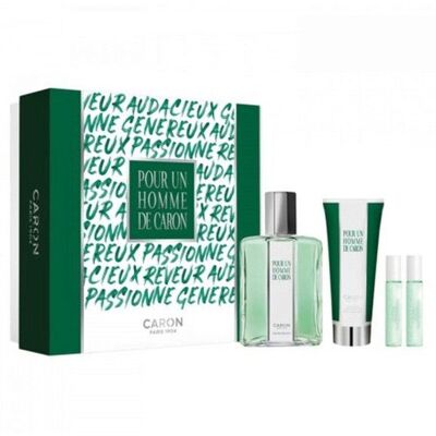 Caron Pour Un Homme Set (4 pcs.) - Publicité Caron Pour Un Homme Set (4 pcs.) - Publicité