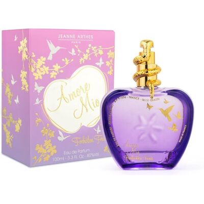 JEANNE ARTHES Parfum Femme Amore Mio Forbidden Fruit - Floral Frais Vanille Patchouli - Fabriqué en France - 100ml - Publicité JEANNE ARTHES Parfum Femme Amore Mio Forbidden Fruit - Floral Frais Vanille Patchouli - Fabriqué en France - 100ml - Publicité