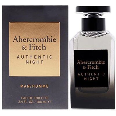 Abercrombie & Fitch Authentic Night Homme Eau de Toilette - Parfum Homme - Publicité Abercrombie & Fitch Authentic Night Homme Eau de Toilette - Parfum Homme - Publicité