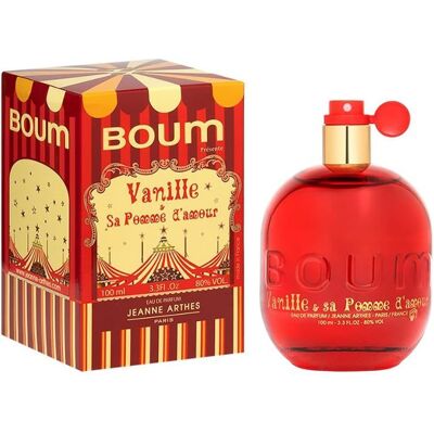 JEANNE ARTHES Boum Eau De Parfum Femme Vanille Floral Fruité Orange Pomme D’Amour 100 ml Grasse - Publicité JEANNE ARTHES Boum Eau De Parfum Femme Vanille Floral Fruité Orange Pomme D’Amour 100 ml Grasse - Publicité