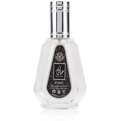 Ard Al Zaafaran Hayaati Eau de Parfum (Homme) 50 ml - Publicité Ard Al Zaafaran Hayaati Eau de Parfum (Homme) 50 ml - Publicité