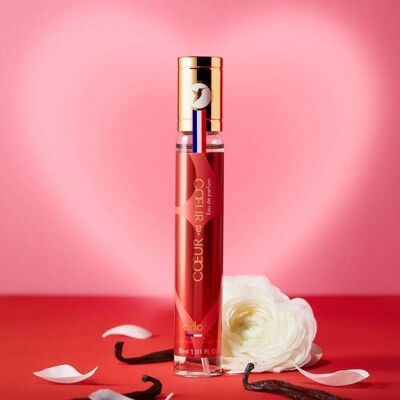 Eau de parfum - ADOPT - Cœur à Cœur - 30 ml - vaporisateur de poche - oriental gourmand - Publicité Eau de parfum - ADOPT - Cœur à Cœur - 30 ml - vaporisateur de poche - oriental gourmand - Publicité