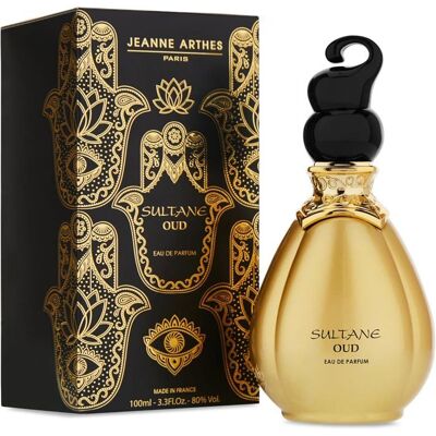 JEANNE ARTHES Parfum Femme Sultane - Floral Santal & Musc - Fabriqué en France - 100ml - Publicité JEANNE ARTHES Parfum Femme Sultane - Floral Santal & Musc - Fabriqué en France - 100ml - Publicité