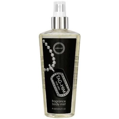 Brume Corporelle - ARMAF - TAG HIM - 250 ML - Parfum Boisé - Notes de Santal et Vetiver - Publicité Brume Corporelle - ARMAF - TAG HIM - 250 ML - Parfum Boisé - Notes de Santal et Vetiver - Publicité