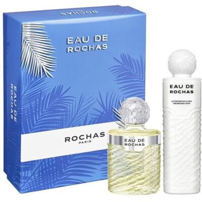 ROCHAS EAU ROCHAS EDT 220ML SPRAY + LOTION POUR LE CORPS 500ML PARFUMÉE - Publicité ROCHAS EAU ROCHAS EDT 220ML SPRAY + LOTION POUR LE CORPS 500ML PARFUMÉE - Publicité
