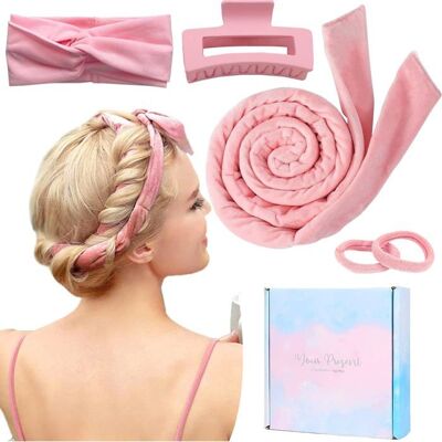 SANS MARQUE Bandeau bigoudis sans chaleur - nuit cheveux ondulés - Publicité SANS MARQUE Bandeau bigoudis sans chaleur - nuit cheveux ondulés - Publicité
