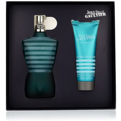 Coffret Cadeau Jean Paul Gaultier Le Male - Eau de Toilette & Gel douche - Publicité Coffret Cadeau Jean Paul Gaultier Le Male - Eau de Toilette & Gel douche - Publicité