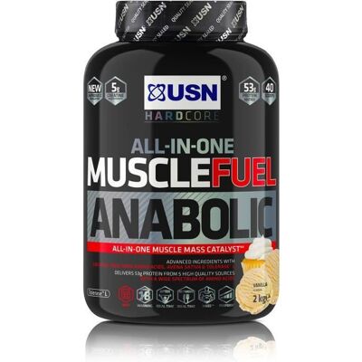 USN Carburant Musculaire Anabolique Vanille - Poudre de Protéines pour la Croissance - Publicité USN Carburant Musculaire Anabolique Vanille - Poudre de Protéines pour la Croissance - Publicité