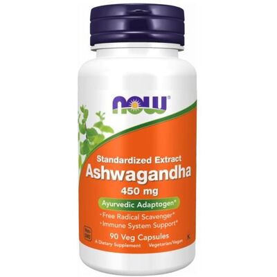 NOW Foods Ashwagandha 450mg - Réduction du Stress & Soutien Immunitaire - Publicité NOW Foods Ashwagandha 450mg - Réduction du Stress & Soutien Immunitaire - Publicité