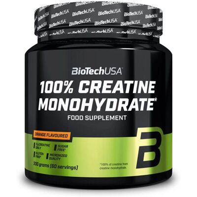 Créatine BioTech USA - 100% Creatine Monohydrate - Orange 300g - Publicité Créatine BioTech USA - 100% Creatine Monohydrate - Orange 300g - Publicité
