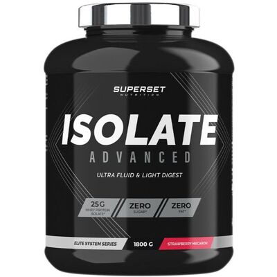 Superset Nutrition - ZERO ISOLATE ADVANCED - 1.8kg - Publicité Superset Nutrition - ZERO ISOLATE ADVANCED - 1.8kg - Publicité