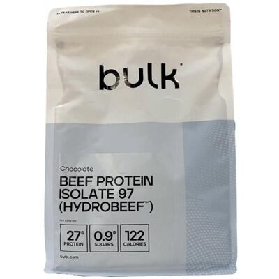 Beef Protéines Iso 1000g Chocolat Bulk Proteine - Publicité Beef Protéines Iso 1000g Chocolat Bulk Proteine - Publicité