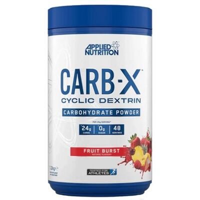Applied Nutrition Carb X 1200g Explosion de Fruits - Supplément de Carbohydrates - Publicité Applied Nutrition Carb X 1200g Explosion de Fruits - Supplément de Carbohydrates - Publicité