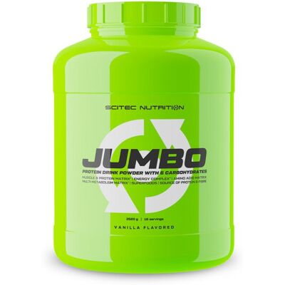 Hard gainer Scitec Nutrition - Jumbo - Vanilla 3520g - Publicité Hard gainer Scitec Nutrition - Jumbo - Vanilla 3520g - Publicité