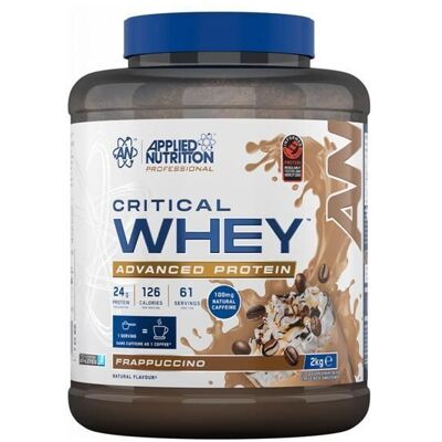 Whey concentrée Applied Nutrition - Critical Whey - Frappuccino 2000g - Publicité Whey concentrée Applied Nutrition - Critical Whey - Frappuccino 2000g - Publicité