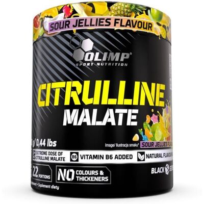 Olimp Nutrition - Citrulline Malate, Sour Jellies - 200g - Publicité Olimp Nutrition - Citrulline Malate, Sour Jellies - 200g - Publicité