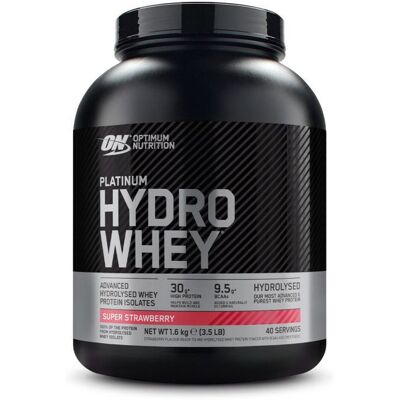 Optimum Nutrition Platinum Hydrowhey - Fraise Super - 1600g - Poudre de Protéines - Publicité Optimum Nutrition Platinum Hydrowhey - Fraise Super - 1600g - Poudre de Protéines - Publicité