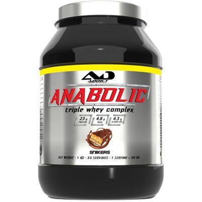 Whey concentrée Addict Sport Nutrition - Anabolic Whey - Snikers 1000g - Publicité Whey concentrée Addict Sport Nutrition - Anabolic Whey - Snikers 1000g - Publicité