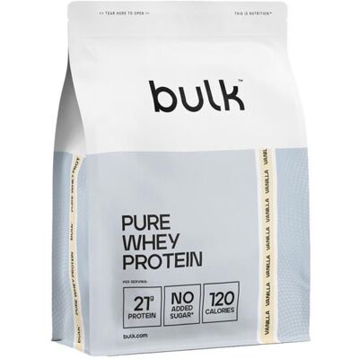 Pure Whey protéine 450g Vanille Bulk Proteine - Publicité Pure Whey protéine 450g Vanille Bulk Proteine - Publicité