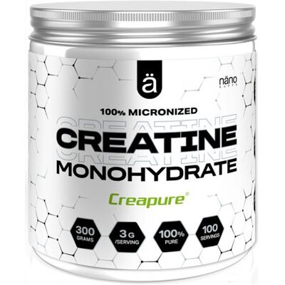 Nanosupps - Creapure Micronized 300g - Non aromatisé - Publicité Nanosupps - Creapure Micronized 300g - Non aromatisé - Publicité