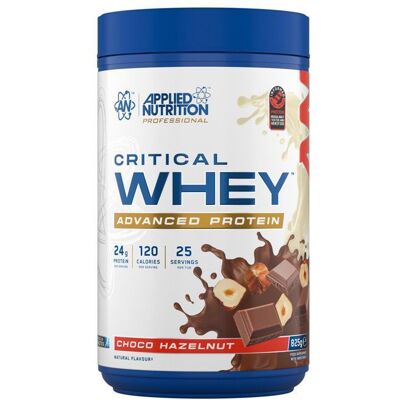 Whey concentrée Applied Nutrition - Critical Whey - Chocolate Hazelnut 825g - Publicité Whey concentrée Applied Nutrition - Critical Whey - Chocolate Hazelnut 825g - Publicité