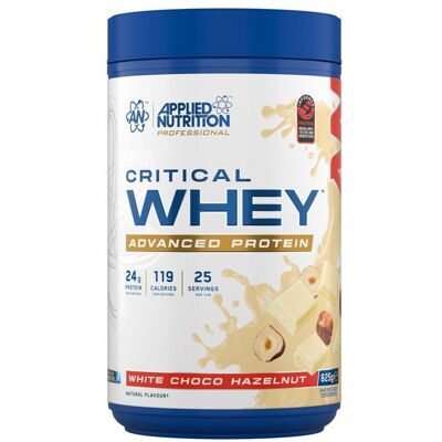 Whey concentrée Applied Nutrition - Critical Whey - White Choco Hazelnut 825g - Publicité Whey concentrée Applied Nutrition - Critical Whey - White Choco Hazelnut 825g - Publicité