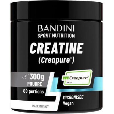 BANDINI Créatine Creapure poudre 100% pure prise de masse musculaire force entraînement récupération sport - Publicité BANDINI Créatine Creapure poudre 100% pure prise de masse musculaire force entraînement récupération sport - Publicité