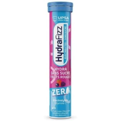 VITAVEA Upsa HydraFizz hydra sans sucre goût fruits rouges - tube de 16 pastilles effervescentes - Publicité VITAVEA Upsa HydraFizz hydra sans sucre goût fruits rouges - tube de 16 pastilles effervescentes - Publicité